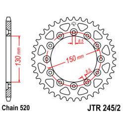 Звездочка задняя JT Sprockets (шаг 520 ) JT JTR245.2